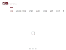 Tablet Screenshot of djssystems.com